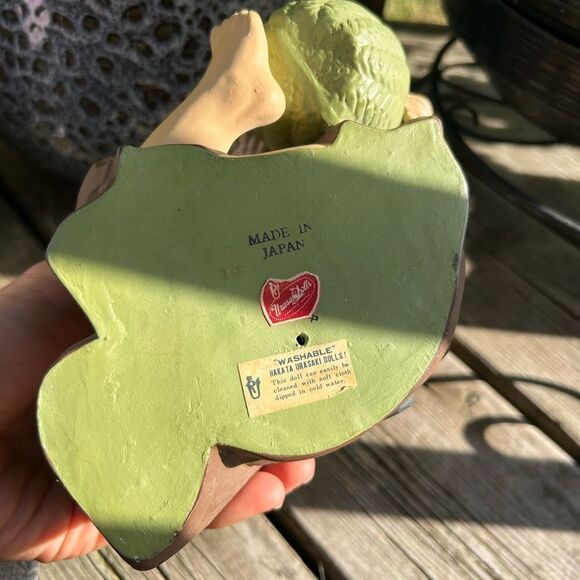 HAKATA URASAKI Dolls "The Basket Maker" figurine CIRCA 1970s - Picture 10 of 13